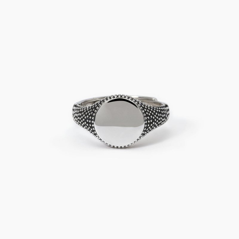 Mabina - Anello Chevalier Con Borchie - Argento 925 - Uomo