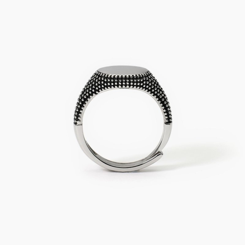Mabina - Anello Chevalier Con Borchie - Argento 925 - Uomo