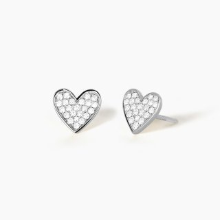 Mabina - Orecchini One Love - Argento 925 - Zirconi