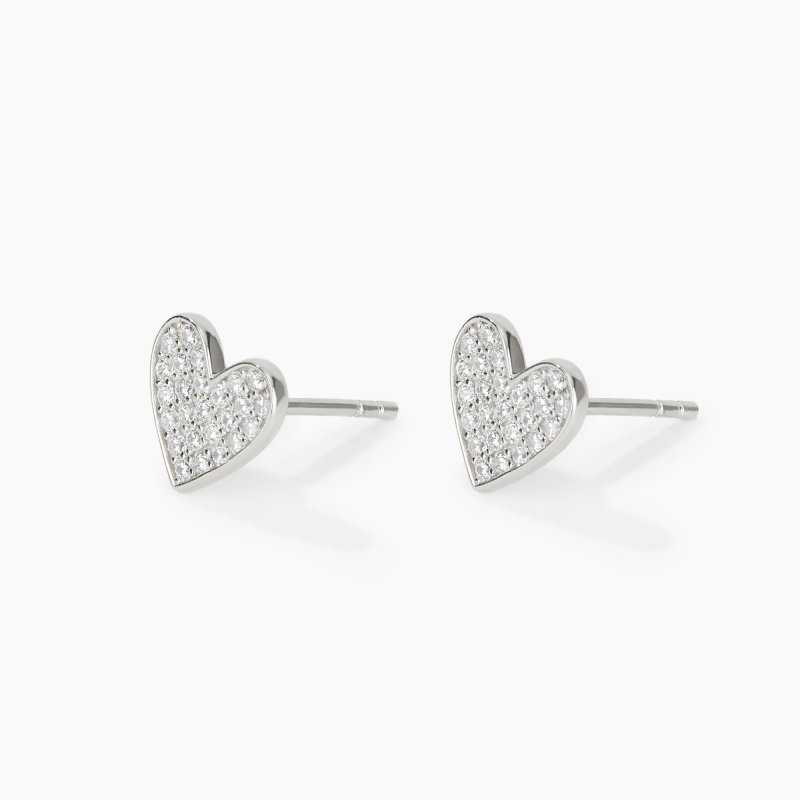 Mabina - Orecchini One Love - Argento 925 - Zirconi