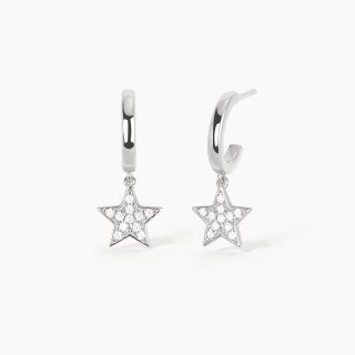 Mabina - Orecchini Super Star - Argento 925 - Zirconi