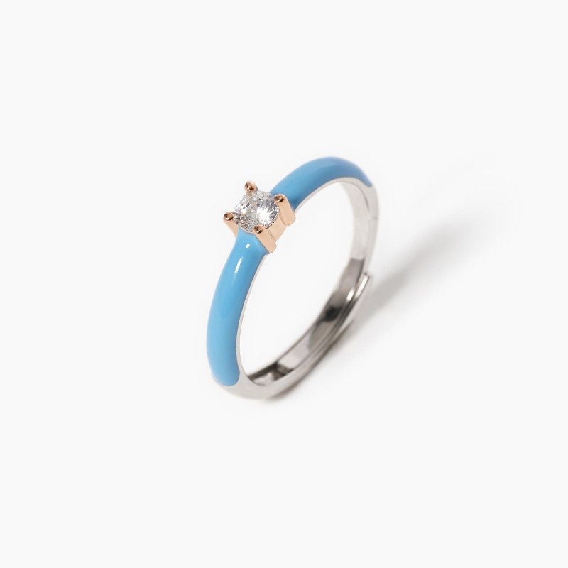 Mabina - Anello Marshmallow - Argento 925 - Zirconi
