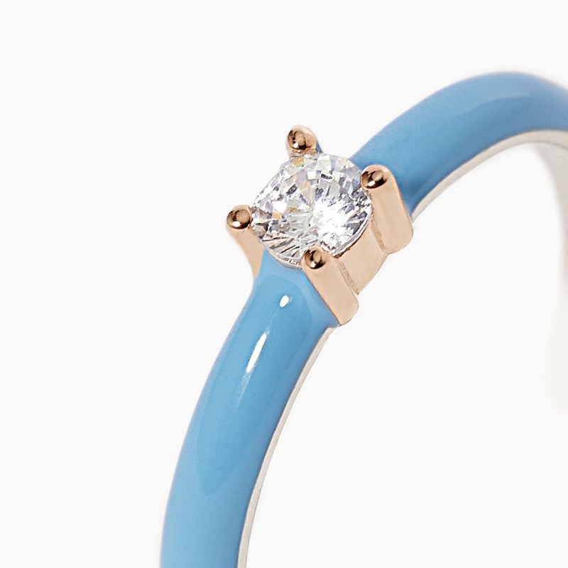 Mabina - Anello Marshmallow - Argento 925 - Zirconi