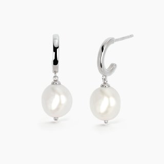Mabina - Orecchini Charme - Argento 925 - Perle Coltivate