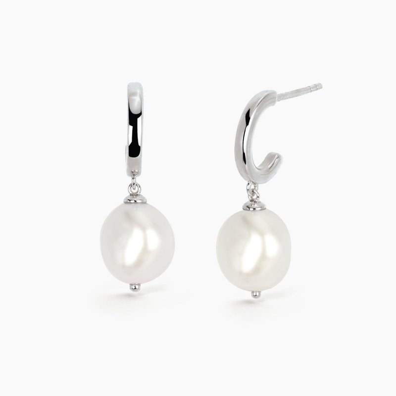 Mabina - Orecchini Charme - Argento 925 - Perle Coltivate