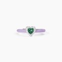 Mabina - Anello Love Affair - Argento - Smalto Viola