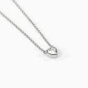 Mabina - Girocollo In Argento - Punto Luce - Taglio Cuore