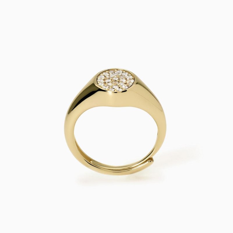 Mabina - Anello Chevalier - Argento Placcato Oro