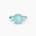 Mabina - Anello Con Fusion Stone - Azzurro Ovale