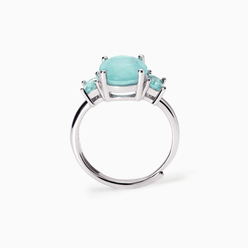 Mabina - Anello Con Fusion Stone - Azzurro Ovale