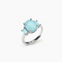 Mabina - Anello Con Fusion Stone - Azzurro Ovale
