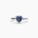 Mabina - Anello Love Affair - Zaffiro Sintetico - Argento