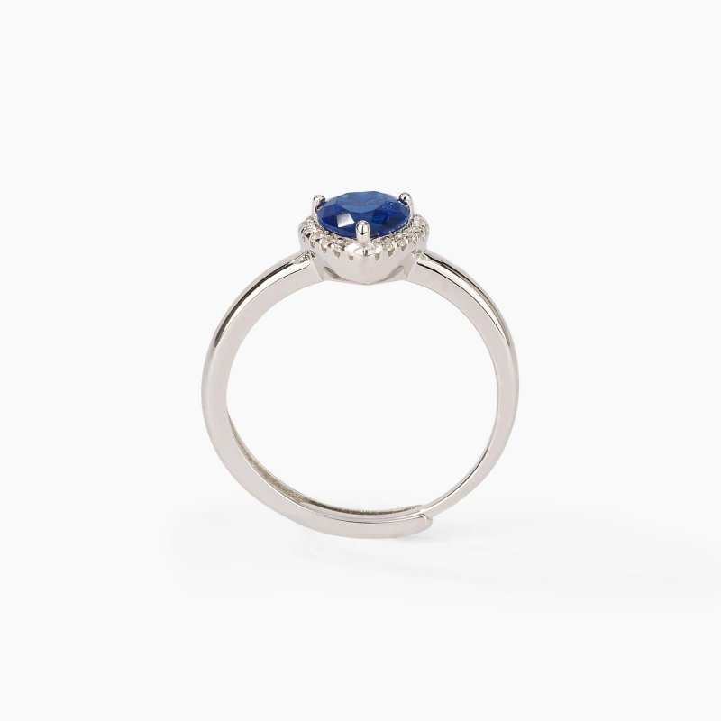 Mabina - Anello Love Affair - Zaffiro Sintetico - Argento