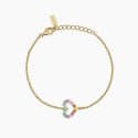 Mabina - Bracciale Happy Love - Argento - Placcato Oro