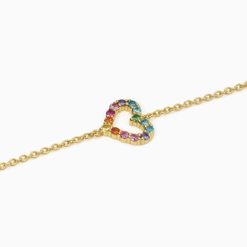 Mabina - Bracciale Happy Love - Argento - Placcato Oro