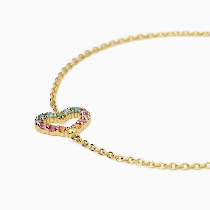 Mabina - Bracciale Happy Love - Argento - Placcato Oro
