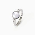 Mabina - Anello Con Madreperla E Cristallo Colette - Argento - Zirconi