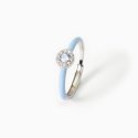 Mabina - Anello Milanesienne - Argento - Smalto Azzurro