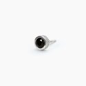 Mabina - Orecchino Con Finitura A Rombi Bright - Argento - Zircone