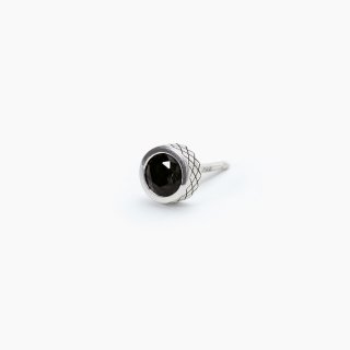 Mabina - Orecchino Con Finitura A Rombi Bright - Argento - Zircone