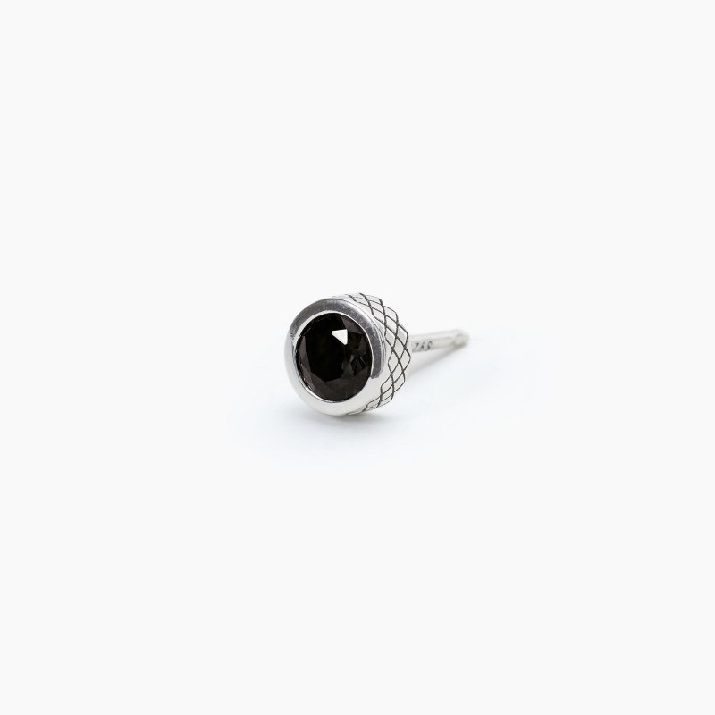 Mabina - Orecchino Con Finitura A Rombi Bright - Argento - Zircone