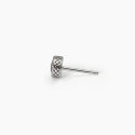 Mabina - Orecchino Con Finitura A Rombi Bright - Argento - Zircone