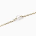 Mabina - Bracciale Dorato Con Perla Duchessa - Argento - Oro 18K