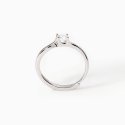 Mabina - Anello Solitario Donna - Argento 925 - Zirconi