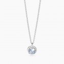 Mabina - Girocollo Con Ciondolo Acquamarina - Argento - Zirconi