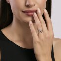Mabina - Anello In Argento Con Tre Punti Luce - Zirconi