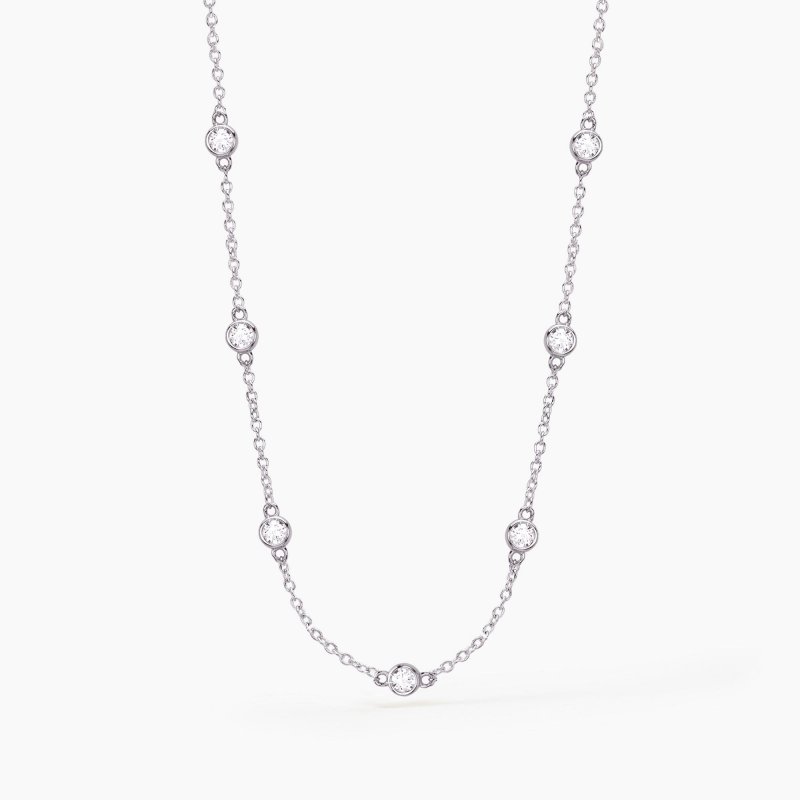 Mabina - Girocollo Spotlight - Argento - Zirconi