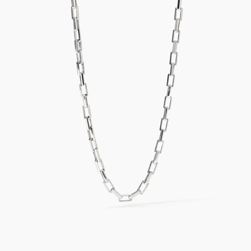 Mabina - Collana In Argento - Catena Allungata - Uomo