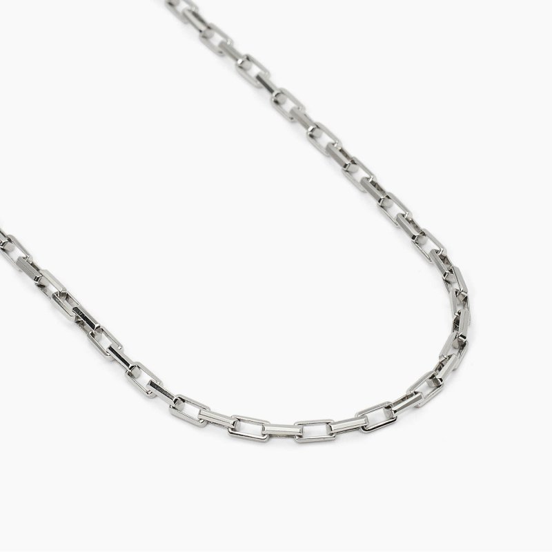 Mabina - Collana In Argento - Catena Allungata - Uomo