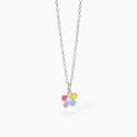 Mabina - Girocollo In Argento - Fiorellino Bloom