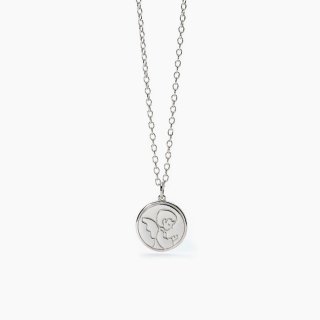 Mabina - Girocollo In Argento Con Angioletto - Regolabile