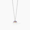 Mabina - Girocollo In Argento - Arcobaleno Rainbow