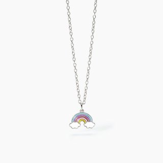 Mabina - Girocollo In Argento - Arcobaleno Rainbow