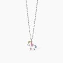 Mabina - Girocollo In Argento Con Unicorno - Regolabile - Bimba