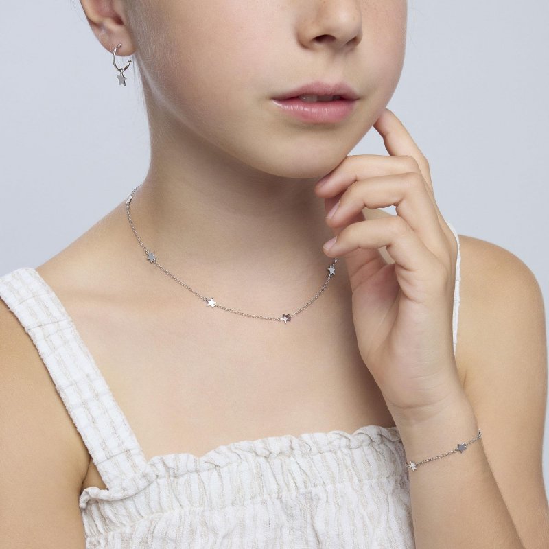 Mabina - Girocollo In Argento - Stelle - Stella Stellina