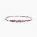 Mabina - Bracciale Tennis Con Tormaline Sintetiche - Argento - Zirconi