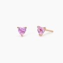 Mabina - Orecchini In Argento - Placcato Oro Rosa - Tormalina Sintetica