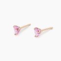 Mabina - Orecchini In Argento - Placcato Oro Rosa - Tormalina Sintetica