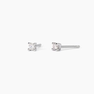 Mabina - Orecchini In Argento Con Punto Luce - Shiny