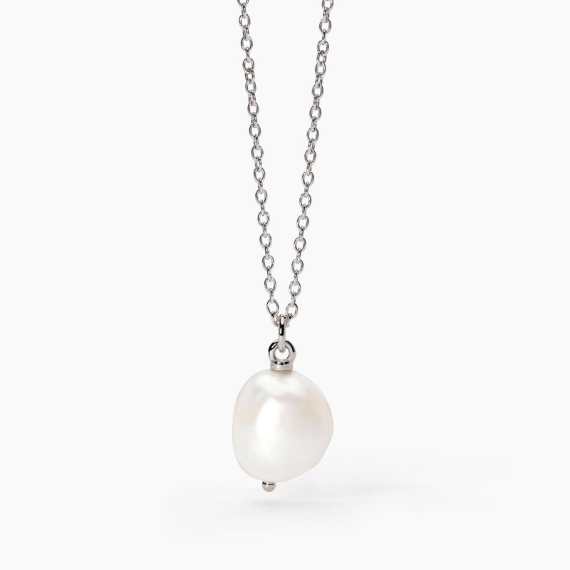 Mabina - Girocollo Con Perla Charme - Argento - Perla