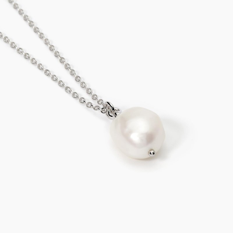 Mabina - Girocollo Con Perla Charme - Argento - Perla