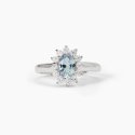 Mabina - Anello In Argento Con Acquamarina - Cool Or Rétro?