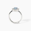 Mabina - Anello In Argento Con Acquamarina - Cool Or Rétro?