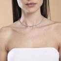 Mabina - Girocollo Tennis Con Zirconi - Cuore Rosa