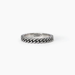 Mabina - Anello Maglia Groumette - Argento 925 - Rodiato