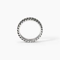 Mabina - Anello Maglia Groumette - Argento 925 - Rodiato